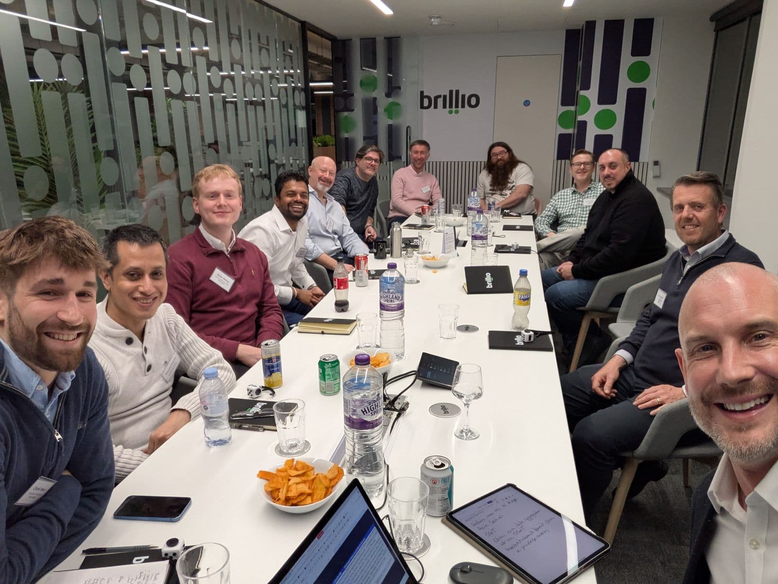 Event speakers in conversation